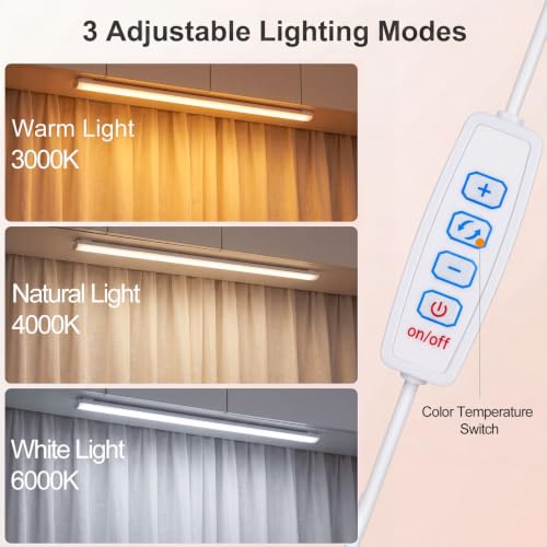 Image of Hoteon Under Cabinet Light, 50cm /20inch USB Batten Light with 3 Color Modes