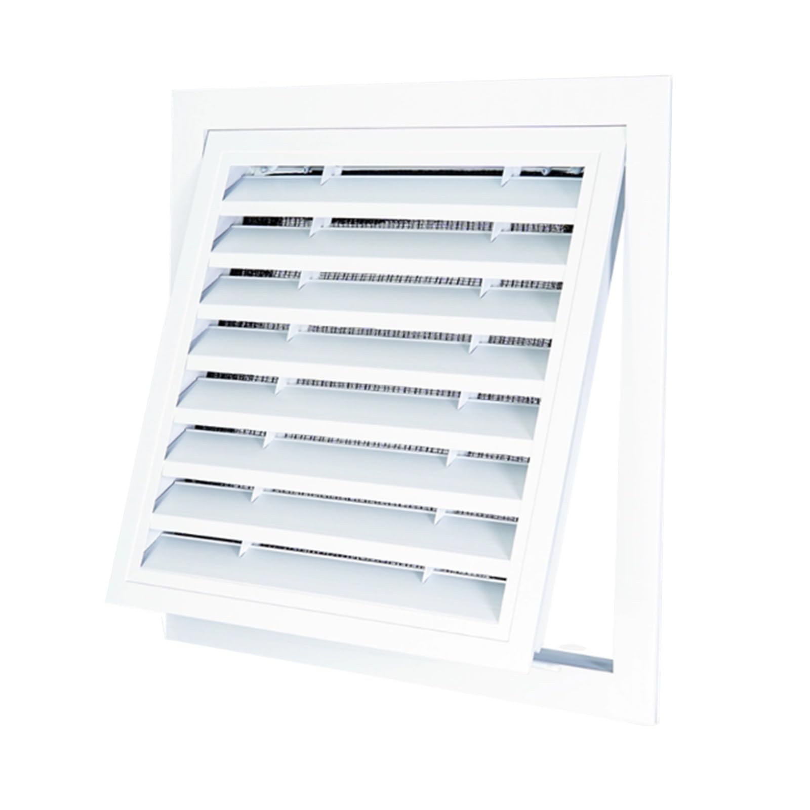 Cubierta de ventilación, rejilla de aire de retorno, cubierta de apertura de pared, registro de pared lateral, para techo, paredes y suelos, color blanco