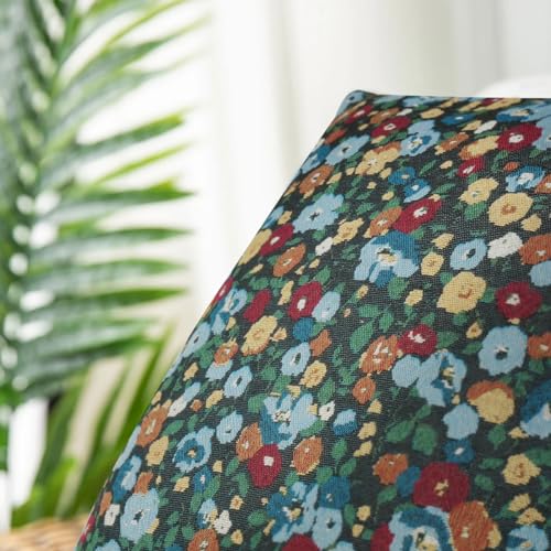 Vintage Embroidery Floral Pillow Coveres 18x18 for Sofa Couch Chair Bedroom Living Room,Jacquard Black Square Decorative Throw Pillow Covers — view 4