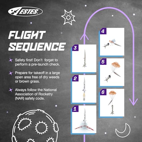 Estes 7000 Bull Pup 12D Rocket-Building Kit, Advanced Flying-Rocket-Model Kit for Ages 10+ - Image 6
