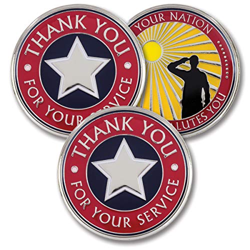 Thank You for Your Service – Military Appreciation Coins – AttaCoin Veteran Gift Series (3 Pack)