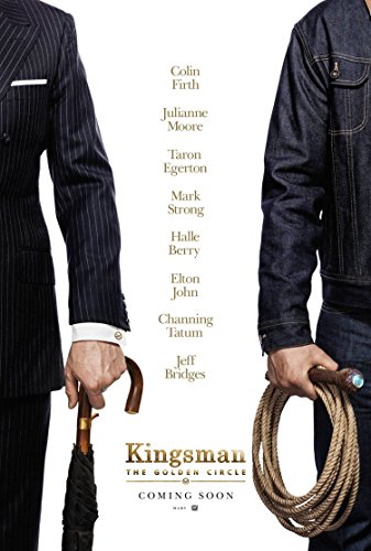 KINGSMAN THE GOLDEN CIRCLE MOVIE POSTER 2 Sided ORIGINAL Advance 27x40 TARON EGERTON