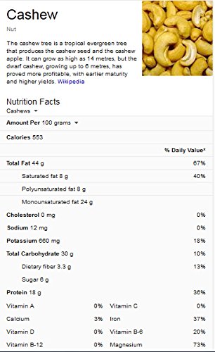 Image of Miltop Cashew 320, 500g