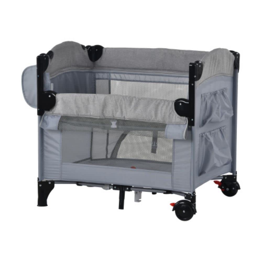 Amazon.co.jp: BTM ベビーベッド ベビーサークル 折りたたみ 添い寝  