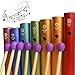 Percussion Instrument Chime Metal Tube Chime Aluminum Alloy Tuned 512Hz Hand Chime Instrument for Meditation Sound Therapy Yoga Relaxation Practice Recording Use (768 Hz)
