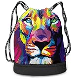 Tolles Sportgeschenk - Dieser Rucksack mit Kordelzug ist perfekt für Sport, Fitness, Yoga, Reisen usw. Es ist ein tolles Sportgeschenk für Männer und Frauen. Kordeln können abnehmbar und verstellbar sein. Es ist die beste Wahl für Sie, um zu spielen und zu lernen. Der Druck ist klar und kann für eine lange Zeit lichtecht gehalten werden.