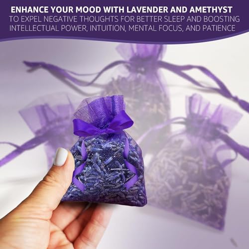 Sachet de Lavanda y Amatista para Relajación y Sueño miniatura 5