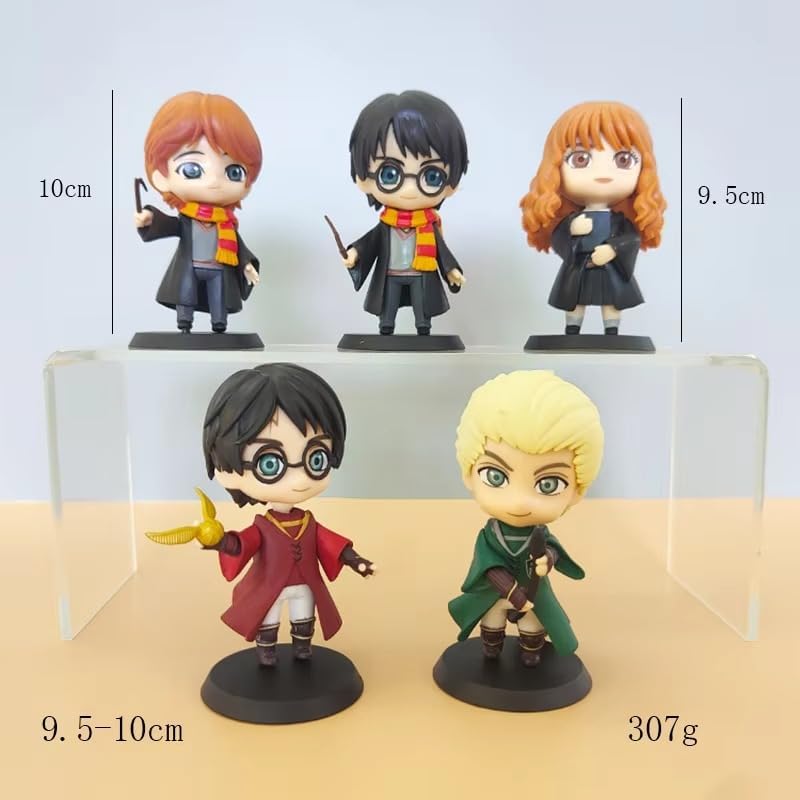 Image of Harry Potter Action Figure Set of 5 Wizard Collectible Collectibless | PVC Anime Action Figures for Fans & Fans - Harry Potter Set - 5 PCS