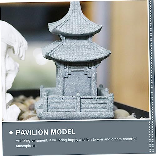Accessoire de bonsaï à faire soi-même : lot de 3 pagodes miniatures zen - 5