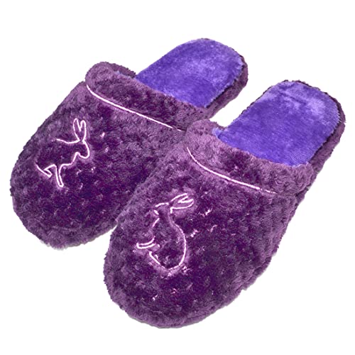 Millffy Womens Indoor Pregnancy Slippers Dachshund House Comfy Bedroom Terry Slippers2