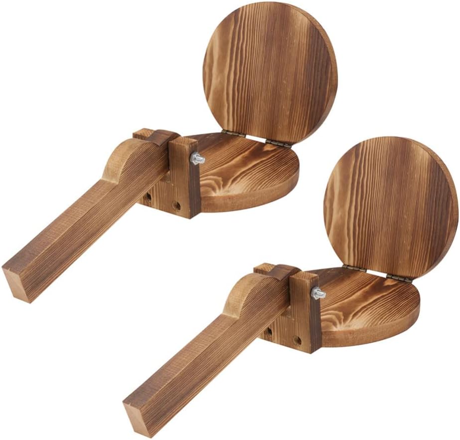 CALLARON 2pcs Wooden Dumpling Pressers for Homemade Dumplings Manual Press Molds Secure Handles Kitchen Accessory for Effortless Wrapper Making