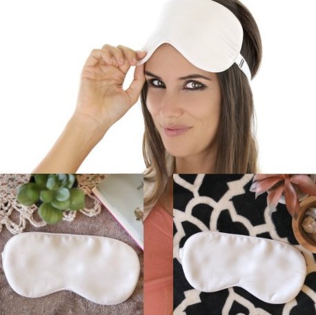 Pareja DE Antifaz Relleno DE Seda. Seda de Morera Exterior de 22 Momme 100% Seda de Morera Interior. Sin Teñido ni Procesamiento. CERTIFICACIÓN: Standard 100 Oeko-Tex®. Precio DE Venta BAJO Cover