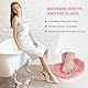 ACWOO Fußbürste Große, Fußwäscher Fuss Wäscher Bath Massage Pad mit Rutschfesten Saugnäpfen, Fußbad Fußmassagegerät Dusche Fußwaschmatte Foot massager für Pediküre, Fußpflege Entspannung(Rosa)