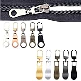 Ensemble double de tirettes de fermeture éclair : comprend 5 tirettes de fermeture éclair de type pendentif en 5 couleurs + 5 tirettes de fermeture éclair de type vague en 10 couleurs, compatibles avec des largeurs de fermeture éclair de 3 à 5 mm, couvrant les spécifications courantes des fermetures éclair de vêtements et de sacs, répondant aux besoins de remplacement dans de multiples scénarios.