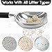 Cat Litter Scoop, Metal Cat Scooper, Plastic Handle Scoop, Sifting Shovel – Heavy Duty Aluminum Alloy Litter Box Scoop with Deep Mesh, Design for Easy Waste Removal and Cleaning(Black)