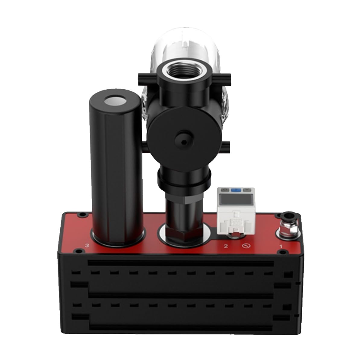 1 pcs Mehrstufiger Vakuumgenerator VTM Integrierte AMC/125 Hochstrom-High-Saug-Negativdruck-Vakuumförderer(VTM304-D-N+ZSE30A-01-N-L)