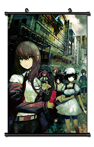 MXDZA Japanese Anime Steins Gate Fabric Painting Anime Home Decor Wall Scroll Posters for decorative 40x60CM