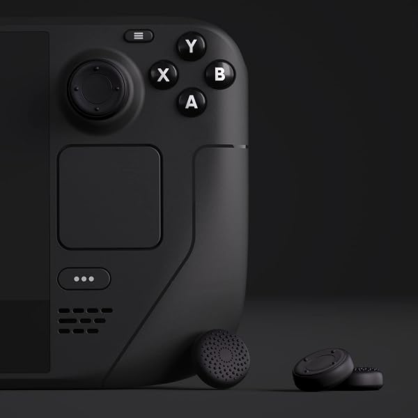 playvital Thumb Grip Caps for Steam Deck LCD, for PS Portal Remote Player Silicone Thumbsticks Grips Joystick Caps for Steam Deck OLED - Raised Dots & Studded Design - 5