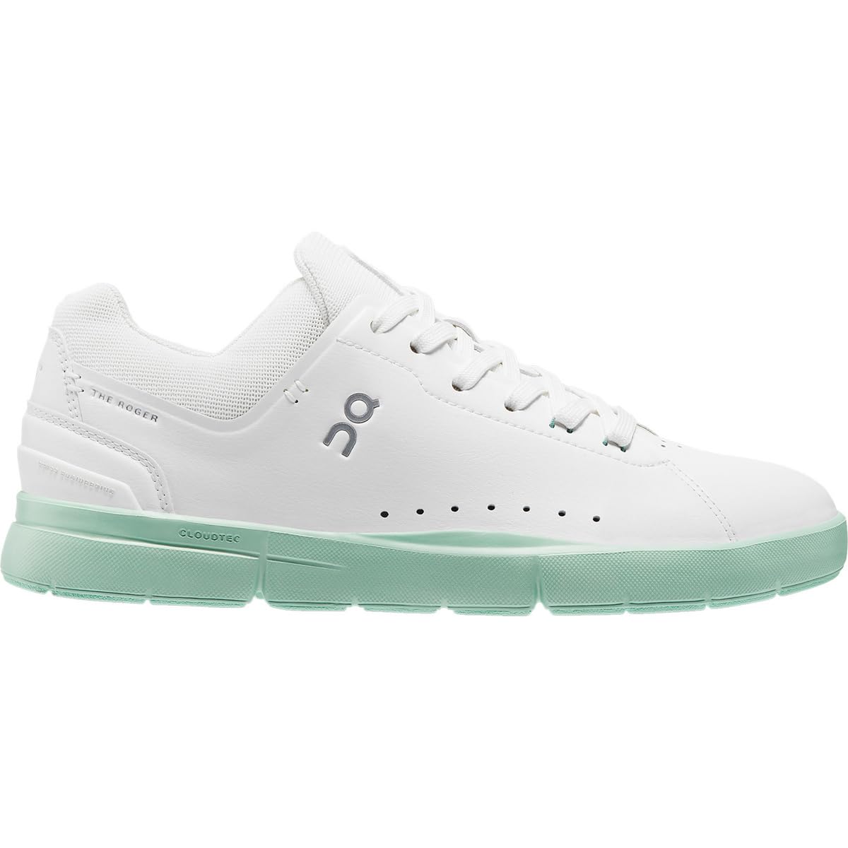 On The Roger Advantage Womens Shoes Size 10, Color: Simply White/Cotton White