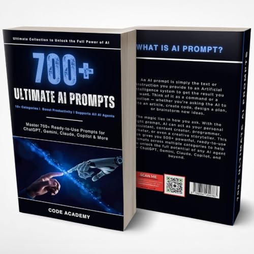 AI Prompt Book 2025 | Master AI Agents with 700+ Pre-Built AI Pro...