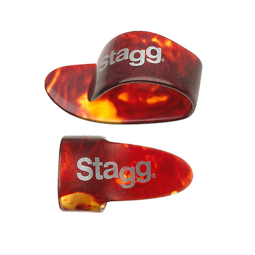 Stagg- 4 Fingers And 1 Thumb Pick Set