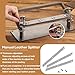 DIUDUS Leather Splitter, Leather Skiver Peeler, Manual Skiving Machine, Peeling Thinning Paring Machine Skiver with Blades for DIY Leathercrafting Tools