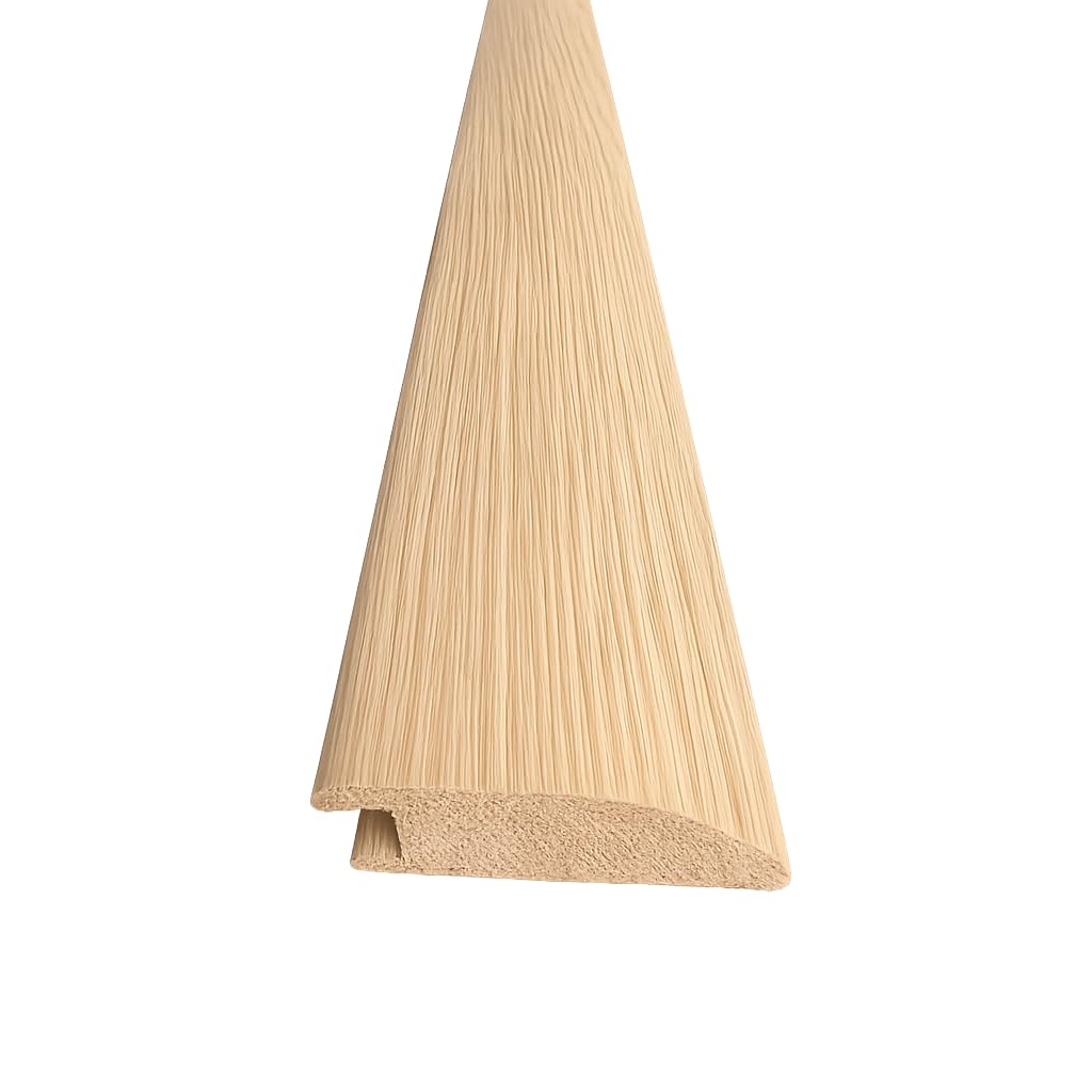 American White Oak Reducer for 1/2" Flooring Thickness, Unfinished, 3' Length