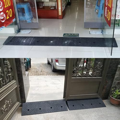 Rampa de goma y plástico para bordillo 100x30x13cm miniatura 5