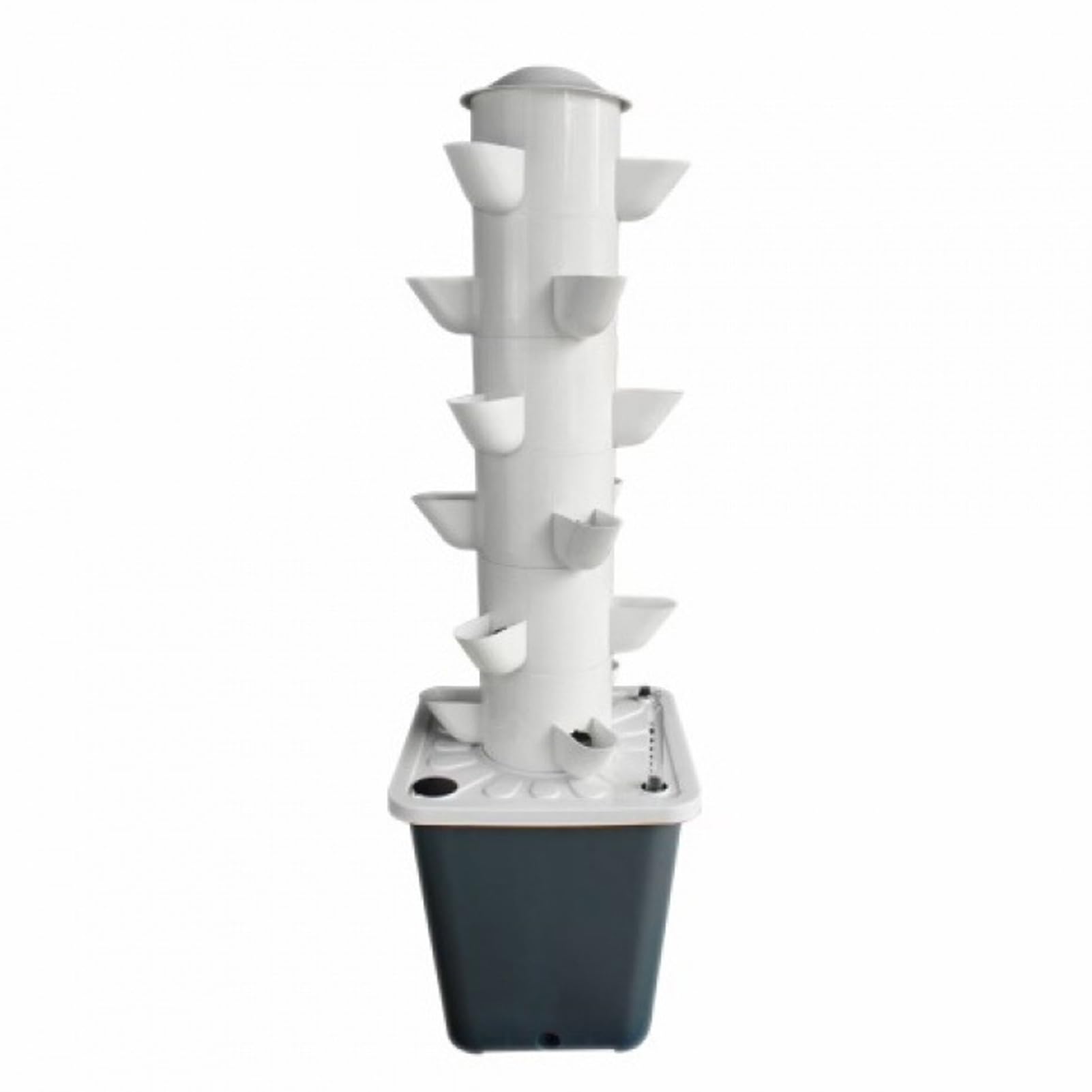 Sistema Idroponico A Torre A 18 Fori con Pompa E Timer - Kit di Irrigazione Automatico per Principianti, Ideale per Coltivare Facilmente Ortaggi E Frutta sui Balconi.