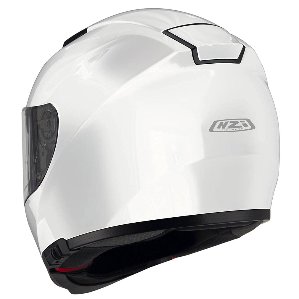 Casco de Moto NZI Eurus 2 Blanco - Casco Integral con Visor Solar | Unisex Hombre y Mujer Homologado ECE