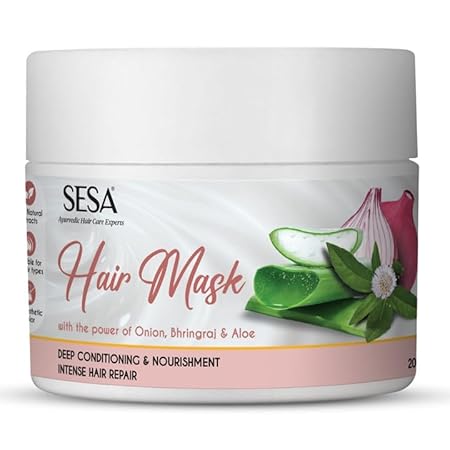 SESA Hair Mask 200g | Provides deep conditioning & nourishment | For Frizz Free & Soft Hair