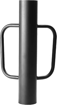 Black Fence Post Driver,16.5 Inch T Post Driver,12LB Hand Post Pounder with Handle, Heavy Duty Post Hole Diggers