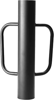 Black Fence Post Driver，16.5 Inch T Post Driver,12LB Hand Post Pounder with Handle, Heavy Duty Post Hole Diggers
