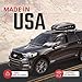 DuraLiner Rooftop Cargo Carrier for Cars/Trucks/SUV's - Waterproof Hard Shell Roof Top Mount Storage - Easy Installation - 10 Cubic Ft - Made in USA