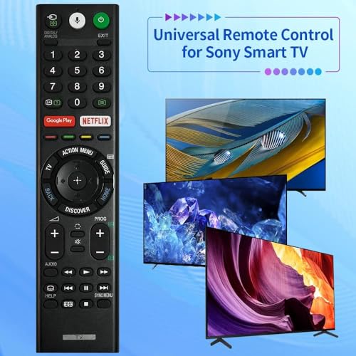 Image of ZIEVA Compatible with Sony bravia Smart Tv Remote Control - with Voice - with Hot Keys G0ogle Play and Netfix - Use for LCD LED OLED QLED UHD 4K Android (Tx 200P)