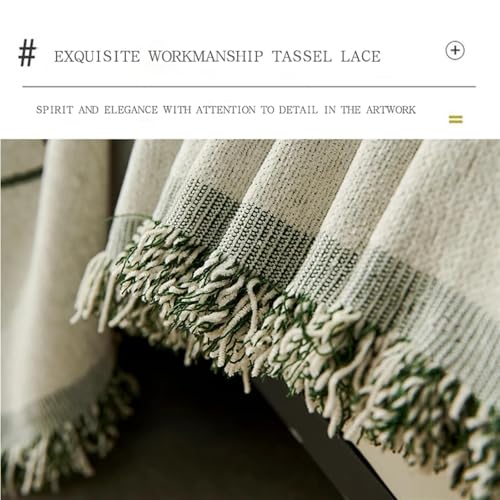 Housse de canapé rustique en chenille réversible 180x130cm