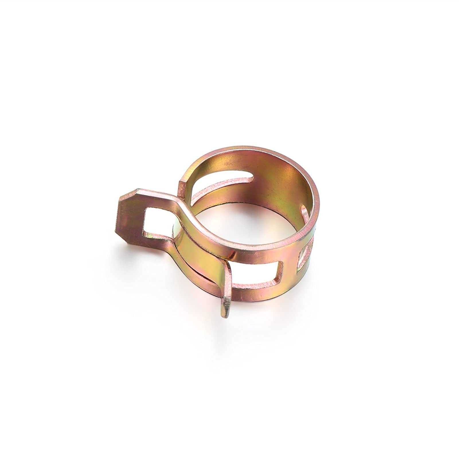 Oqceha 14Mm T-Bolt Hose Clamps,Stainless Steel Jubilee Clips, Spring Clipswater Hose Clip Pipe Tube Clamp Fastener Cooling Systems Parts Accessories / (Color : )