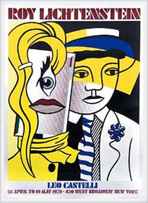 Amazon.co.jp: ポスター ロイ リキテンスタイン ステッピング・アウト