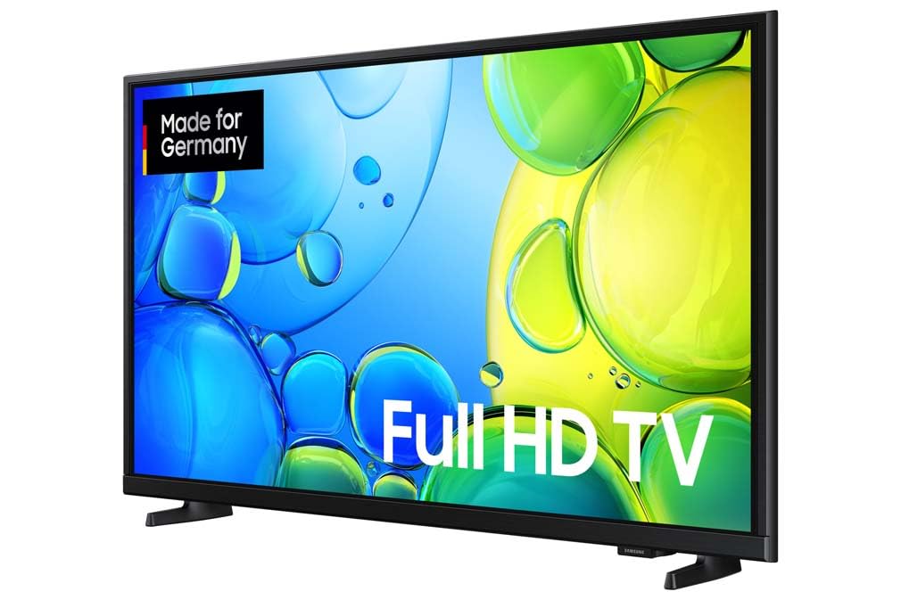 Samsung Full HD F6009F 32 Zoll (81 cm) LED Flachbildfernseher, PurColor-Technologie, HDR, Object Tracking Sound Lite, Knox Security, One UI Tizen, Smart TV, Unbegrenzt kostenlose Inhalte