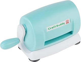 Domary Máquina de corte e vinco manual portátil e de gravação em relevo DIY Scrapbooking Máquina de corte e vinco com almofadas de corte para fazer cartões de papel Decoração Artes e artesanato Ferramentas de projetos de artesanato