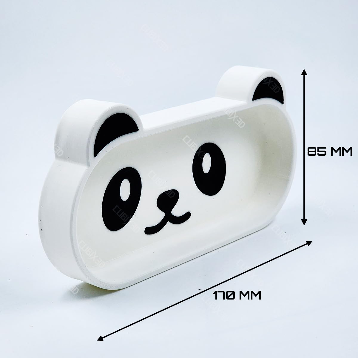 CUBIX3D Panda Glass Holder Stand | Cute Eyeglass & Sunglass Storage Tray | Desk Organizer for Stationery, Keys & Jewelry | Multipurpose Decorative Holder 17 x 8.5 cm 2