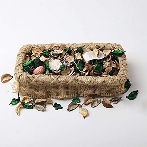 Qingbei Rina Potpourri Bag White Color Dried Flowers Floral and Tea Scented Fragrance Sachet Petal Bowl and Vase Filler Home Decor,2 Bags,Suitable for Filling a 83 Fluid-Oz Bowl