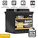 BSA Autobatterie 12V 44AH 390A/EN Starterbatterie ersetzt 45Ah 50Ah 46Ah 40Ah