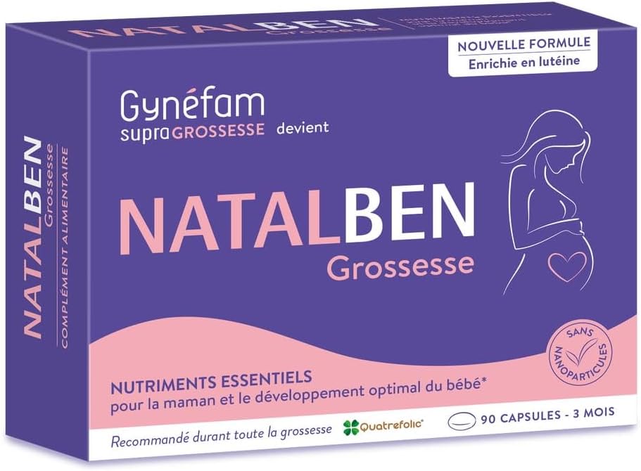 NATALBEN Gynéfam supra GROSSESSE Complément alimentaire Boite de ...