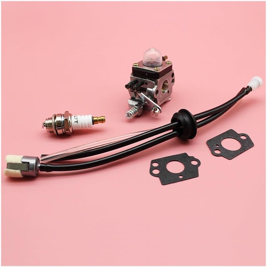 Carburetor Gasket Fuel Line Grommet Kit Compatible with C1U-K54A 2 Stroke 12520013123 12520013124 Part