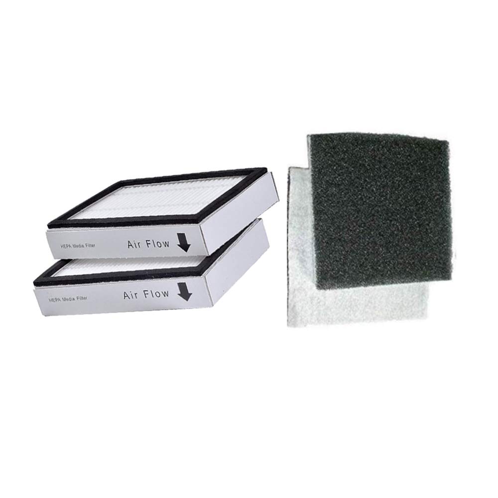 Lala Smill Replacement 86880 HEPA Filters with Foam Filter for Sears Kenmore EF-2 86880, 20-86883, 2086883, 8175084 Vacuum Cleaners
