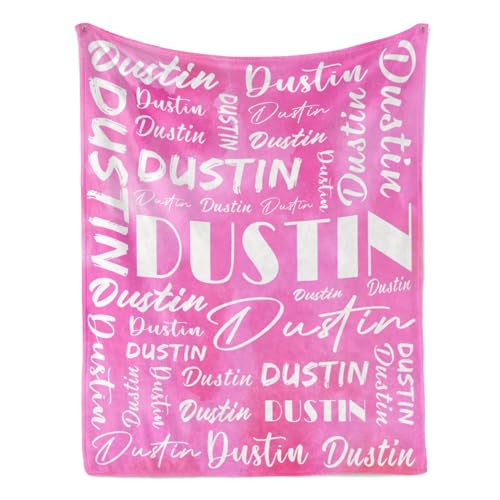 Name Blanket Personalized Name Blanket Customized Blanket with Name Text for Adult Kid Birthday Christmas Mothers Fathers Valentines Day Gift