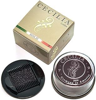 CECILIA ‘SOLO’ Rosin for Cello, Rosin Specially Formulated Cello Rosin for Cello Bows with Included Rosin Spreader (Full Cake)