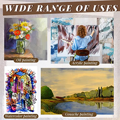 Kinlop Double Primed Cotton Canvas 20 Feet X 36 Inch White Canvas Roll For Oil And Acrylic Paint #TOP6