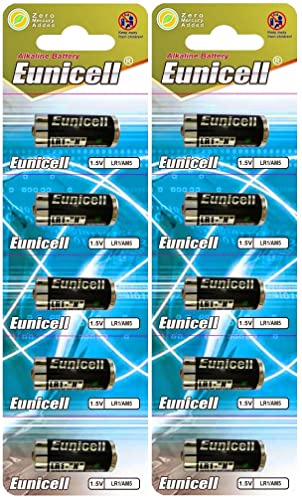Eunicell 10 Batterie Alcaline Lr1 / N/Lady 1,5 V (2 Blister Da 5 Batterie) Am5, Um5 4001, 4901, Mx9100, 910A